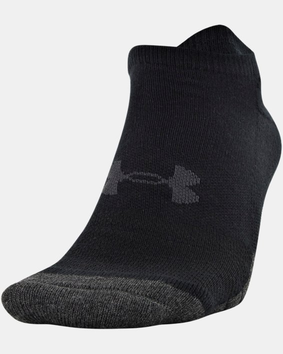 Unisex UA Performance Tech No Show Socks 6-Pack, Black, pdpMainDesktop image number 6